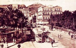 PA c- 016- Place d'Armes- trams et autobus